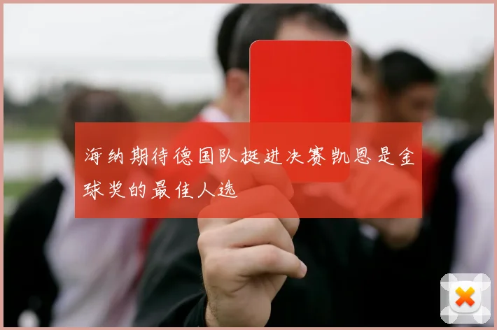 海纳期待德国队挺进决赛凯恩是金球奖的最佳人选